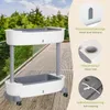 ONVAYA® Hochbeet mit Rollen für den Balkon ǀ 2 Etagen ǀ Produktbild-Vorschau 4