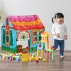 Relaxdays Spielzelt Landhaus-Design, HBT: 103 x 96 x 75 cm, Produktbild-Vorschau 3