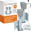 Anhängerstütze 2er Set klappbar Ausdrehstütze Kurbelstütze Produktbild-Vorschau 1