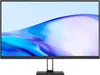 A black Xiaomi gaming monitor with a colorful abstract wallpaper displayed on its screen, shown on a white background with its stand. Podgląd zdjęcia produktu