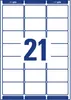 Avery 7160-10, Bílá, Obdélník, Permanentní, 63.5 x 38.1 mm, Náhled obrázku produktu 9