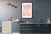 MuchoWow® Gerahmtes Poster Marmor - Pastell - Rosa - Blau - Produktbild-Vorschau 5