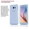 A clear product shot of a smartphone case, showing both the back and front views, with descriptive text. Produktbild-Vorschau