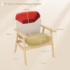 Fauteuil COSTWAY pour salon, fauteuil à oreilles avec Voir les images du produit 3