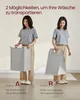 Two women demonstrating two different ways to use a laundry basket. Produktbild-Vorschau