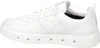 A side view of a white leather sneaker. Podgląd zdjęcia produktu