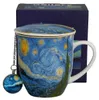 DUO ART GALLERY Becher 400 ml mit Teesieb STARRY NIGHT Produktbild-Vorschau 1