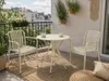 Zestaw mebli ogrodowych balkon stół Como Pro K + 2x krzesło Podgląd zdjęcia produktu 2