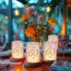 12 Windlicht Tischdeko 60 Geburtstag, Party Deko 60 Produktbild-Vorschau 2
