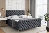 ALTDECOR Boxspringbett mit Gold Füßen, Matratze und Produktbild-Vorschau 1
