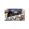 The image shows the retail packaging of a remote-controlled rock crawler toy car. Voir les images du produit