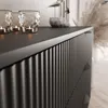Kommode SCARLETT 138 1D3S, zwart, met laden Productafbeelding-voorbeeld 3