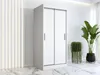 Schiebetürenschrank 90x200cm - Weiß Matt - Kleiderschrank Produktbild-Vorschau 9