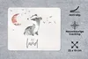 MuchoWow® Mauspad Mousepad Zitate - Geliebt werden - Produktbild-Vorschau 3