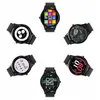 A collage of six different smartwatch faces, each displaying a unique watch face design. Anteprima dell’immagine prodotto