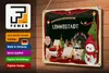 Blechschild Weihnachten Grüße LENNESTADT 30x20cm Produktbild-Vorschau 3