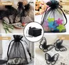 Organzabeutel 120 Stück,Organzasäckchen Schwarz 10 x 15 cm Produktbild-Vorschau 6