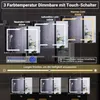 INONEFT, specchio da bagno con illuminazione a LED touch, 3 Anteprima dell’immagine prodotto 3