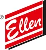 A logo with the text 'Ellen' in white script on a red background with white stripes. Anteprima dell’immagine prodotto