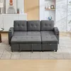 okwish divano a tre posti con chaise longue e funzione Anteprima dell’immagine prodotto 11