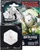 The image shows the packaging of a Dungeons & Dragons: Honor Among Thieves Dicelings Action figure, specifically the Owlbear, along with a Dungeons & Dragons dice set. Produktbild-Vorschau