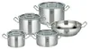 ELO Gourmet Plus pannenset, 5-delig, roestvrij staal, Productafbeelding-voorbeeld 4