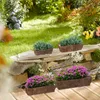 Relaxdays Blumenkasten, 4 unterschiedliche Größen, für Produktbild-Vorschau 2