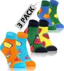 sesto senso 3 Paar Lustige Kurze Socken Bunte Verrückt Produktbild-Vorschau 1