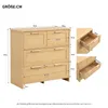 Fortuna Lai Kommode, Sideboard mit 4 Schubladen und Produktbild-Vorschau 3