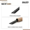 Dalsys Fliesenschiene Eckprofil 2,5m x 10mm Schwarz Alu Produktbild-Vorschau 7