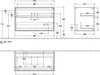 Villeroy & Boch G10100HG Waschbeckenunterschrank Finion G10 Produktbild-Vorschau 2