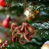 Weihnachts-Oktopus-Ornament, Küsten-Weihnachtsbaumschmuck, Produktbild-Vorschau 3