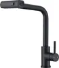 A black kitchen faucet against a white background. Náhled obrázku produktu