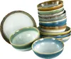 CreaTable, 24225, Cascade Bunt, Bowl Set 12-tlg, Steinzeug Produktbild-Vorschau 1