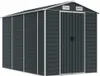 vidaXL Gerätehaus Anthrazit 191x300x198 cm Verzinkter Stahl Produktbild-Vorschau 1