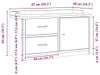 vidaXL Lavica do predsiene SANDNES 87x40x50 cm z masívneho Náhľad obrázku produktu 8