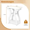 Lot de 2 tables d'appoint COSTWAY, table basse à 3 niveaux Voir les images du produit 3