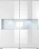 Komoda wysoka TOLEDO Szerokość 122 cm Biały laminat / biały Podgląd zdjęcia produktu 7