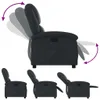 Relaxsessel Echtleder Schwarz 71 x 86,5 x 99,5 cm (B x T x Produktbild-Vorschau 4