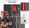Panneau perforé JONAH avec crochets et supports - 5 pièces Voir les images du produit 3