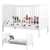 Lit bébé Leo 60×120 cm avec fonction canapé, sommier Voir les images du produit 2