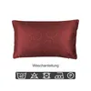 Kissenbezug 30x50 cm bordeaux Damast Circle Deko Produktbild-Vorschau 3