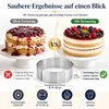 Obręcz na tort, ES, 8 cm, bezstopniowa regulacja Podgląd zdjęcia produktu 7