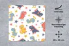 MuchoWow® Mauspad Mousepad Muster - Dino - Sterne - Jungen Produktbild-Vorschau 3