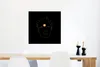 MuchoWow® Poster Frau - Gold - Strichzeichnung 50x50 cm - Produktbild-Vorschau 5