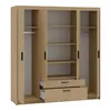 AX LIVING Armoire à tiroirs Penderie chene huilé Armoire Voir les images du produit 3