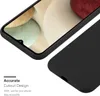 A close-up view of a black phone case, showing its texture and precise cutouts, with a blurred background of a phone screen. Podgląd zdjęcia produktu
