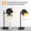 ZMH Tischlampe Vintage retro Nachttischlampe: Tischleuchte Produktbild-Vorschau 7