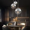 LED Hängeleuchte, 3-Flammig, Glas Kugeln, Chrom, D 51 cm Produktbild-Vorschau 11