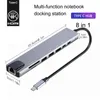 USB C Hub 8 in 1 Adapter HDMI 4K USB 3.0 Micro SD RJ45 Produktbild-Vorschau 2